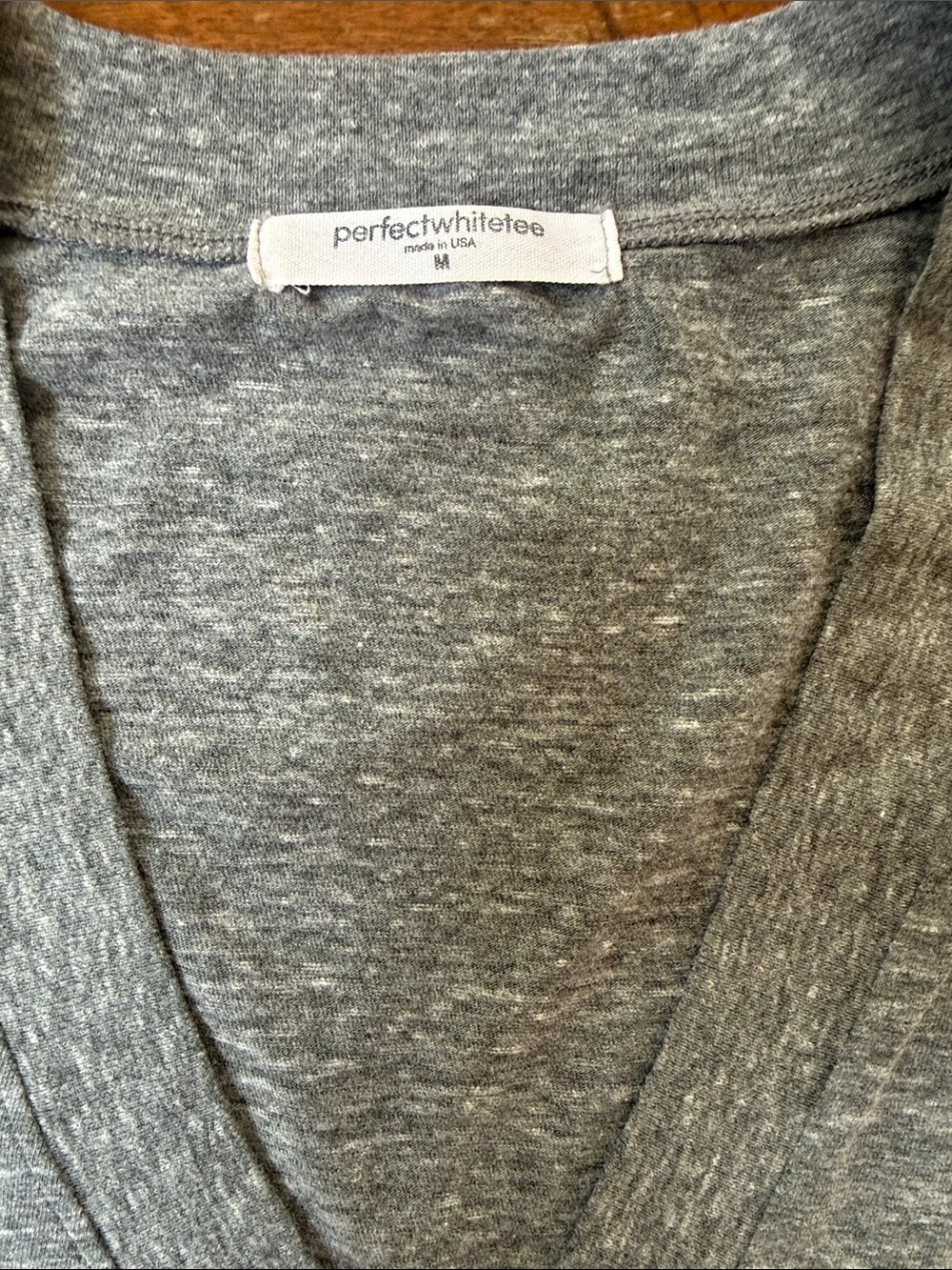 PERFECT WHITE TEE: Margot Cotton Sleeveless V Neck Tee, medium, grey